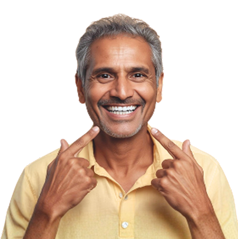 Smiling man