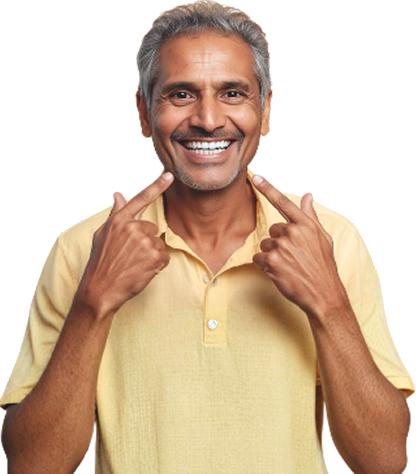 Smiling man